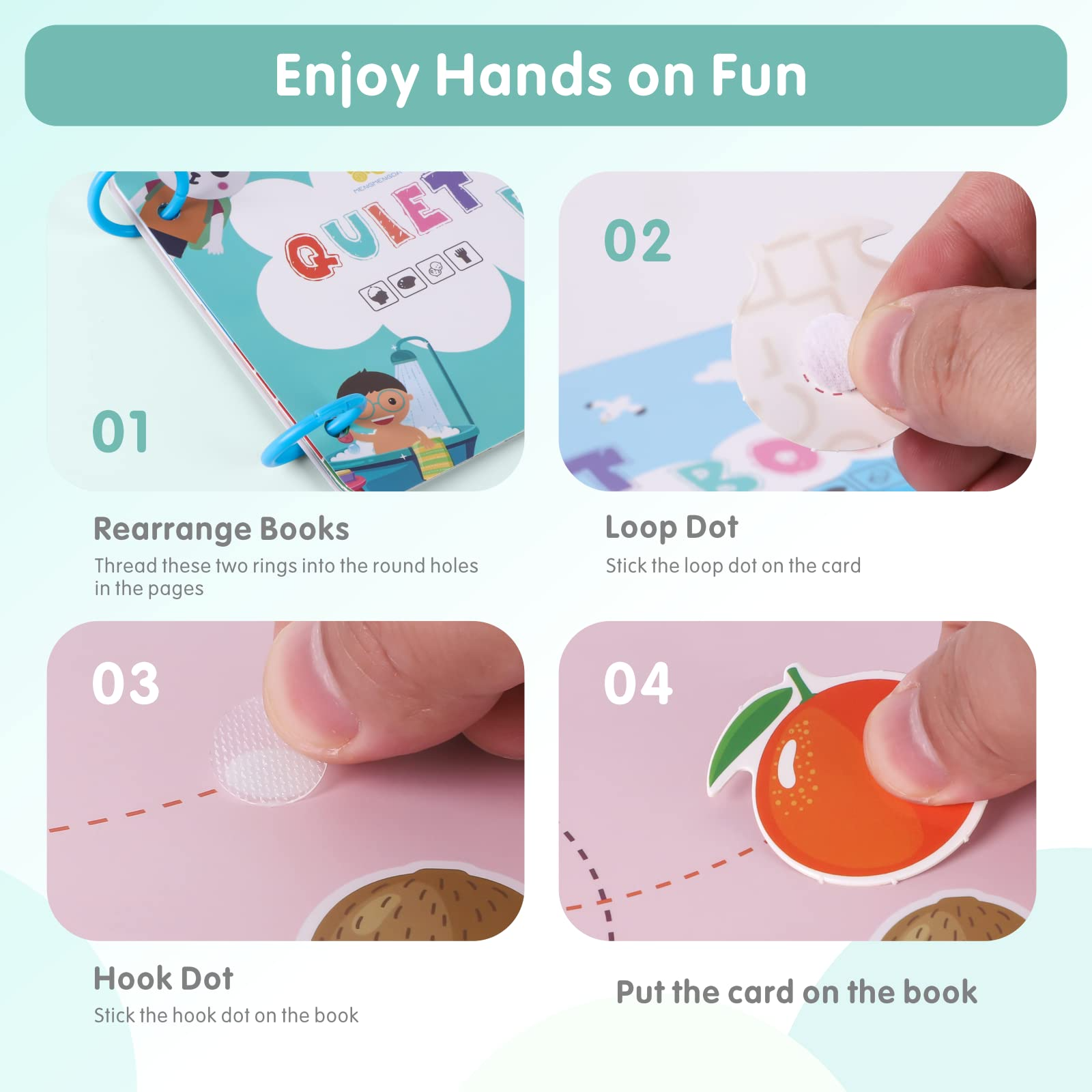 Quiet Book for Toddlers Preschool Learning Toys