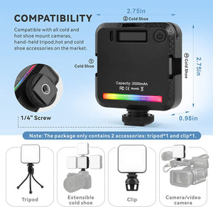 RGB 360°Full Color Video Lights