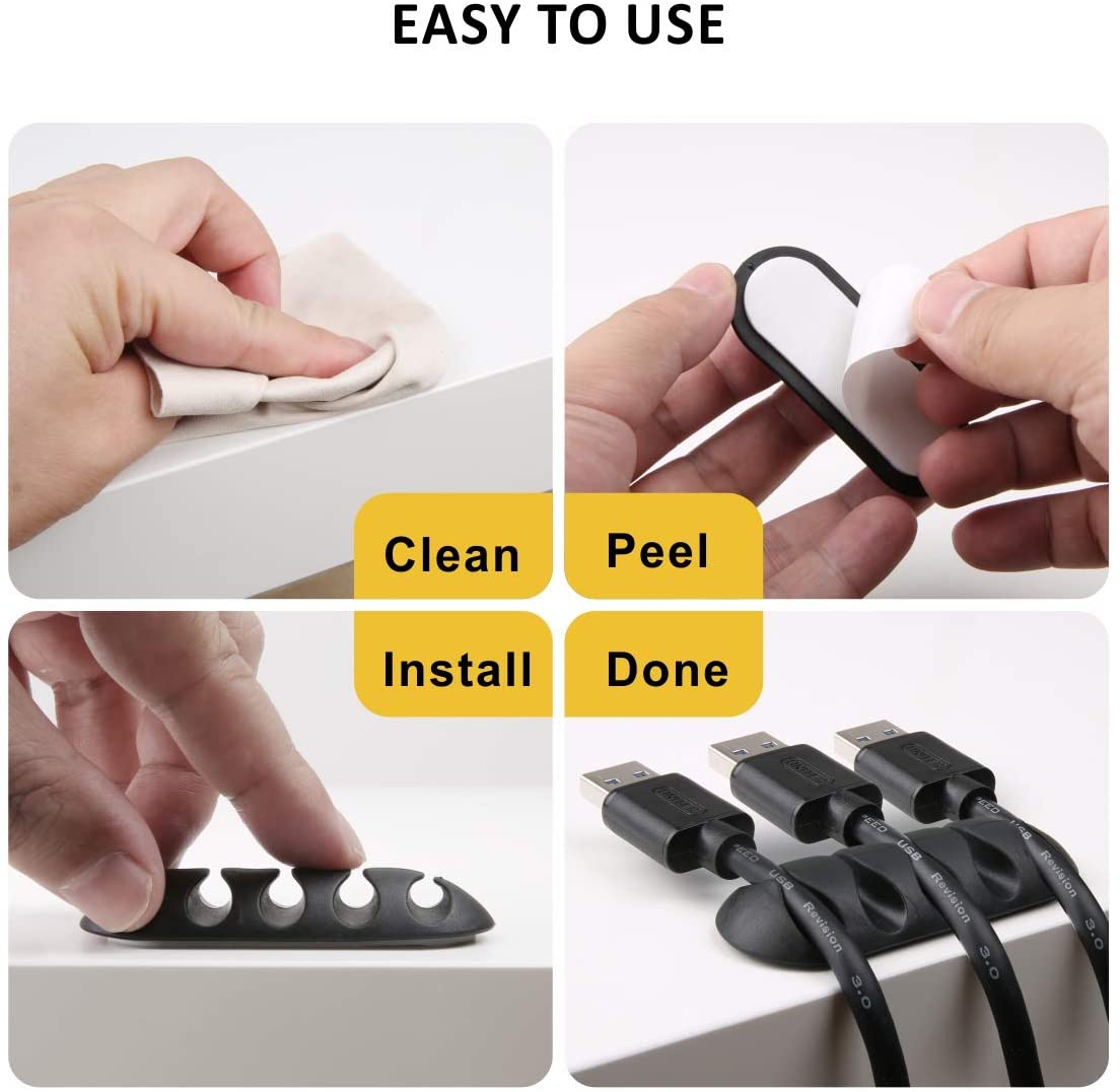 USB Cable Clips