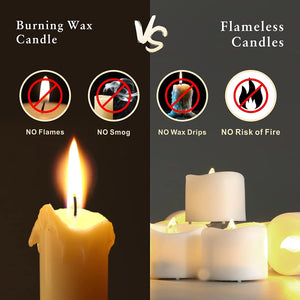 LED Flameless Candles Light 12Pcs