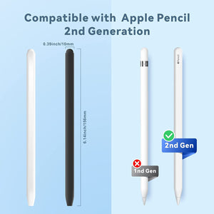 2Pcs Ultra-thin Silicone Case for Apple Pencil 2nd Generation