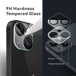 Tempered Glass Camera Lens Protector for iPhone 13/iPhone 13 Mini