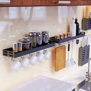 Kitchen Wall Storage Pot Lid Rack