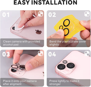 Tempered Glass Camera Lens Protector for iPhone 13/iPhone 13 Mini