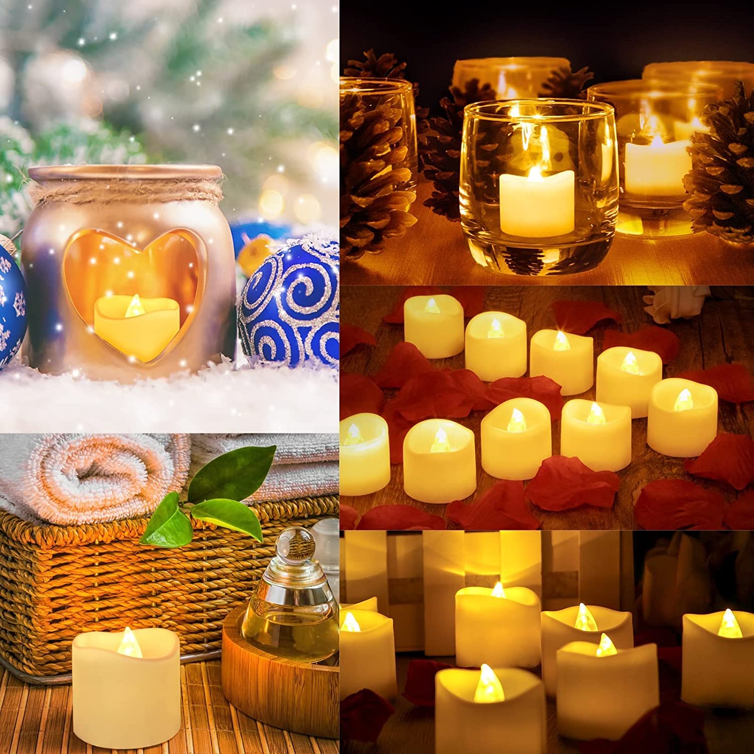 LED Flameless Candles Light 12Pcs